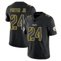 P.Steelers #24 Joey Porter Jr. Player Black Impact Limited Home Game ROCER Stitched Jerseys