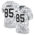 GB.Packers #85 Tucker Kraft Player Arctic Camo Salute To Service Limited ROCER Stitched Jerseys