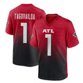 A.Falcons #1 Tua Tagovailoa Player Red Home Game ROCER Stitched Jerseys