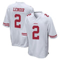 SF.49ers #2 Deommodore Lenoir Player White Home Game ROCER Stitched Jerseys