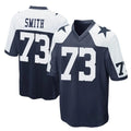 D.Cowboys #73 Tyler Smith Player Navy-White Alternate Home Game ROCER Stitched Jerseys