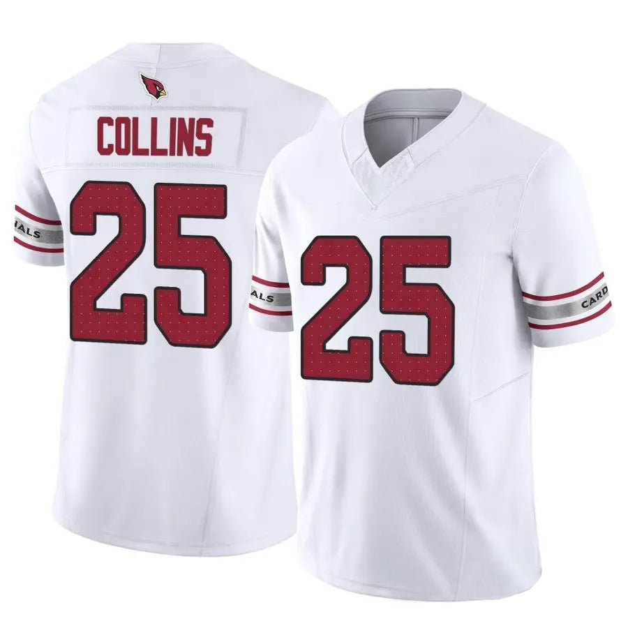 A.Cardinals #25 Zaven Collins Player White Limited Home Game ROCER Stitched Jerseys