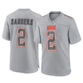 C.Browns #2 Shedeur Sanders Player Gray Atmosphere Fashion Game ROCER Stitched Jerseys