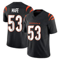 C.Bengals #53 Boye Mafe Player Black Vapor F.U.S.E. Limited Home Game ROCER Stitched Jerseys