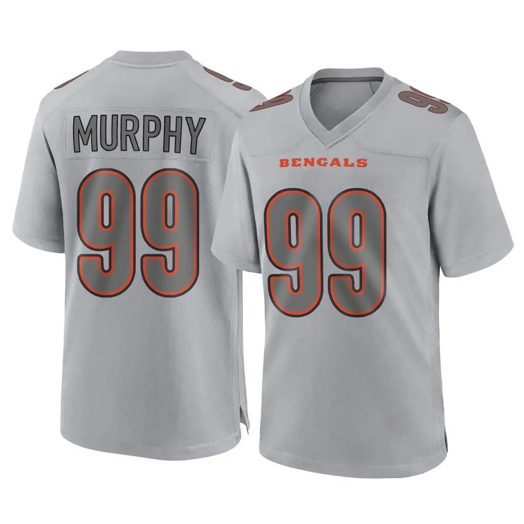 C.Bengals #99 Myles Murphy Player Gray Atmosphere Fashion Game ROCER Stitched Jerseys