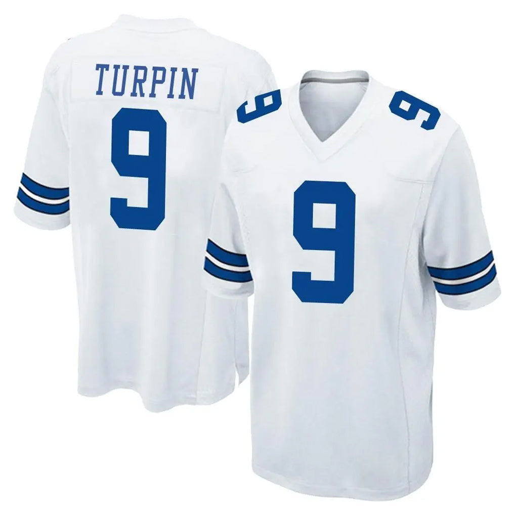 D.Cowboys #9 KaVontae Turpin Player White Home Game ROCER Stitched Jerseys