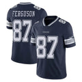 D.Cowboys #87 Jake Ferguson Player Navy Vapor Untouchable Limited Home Game ROCER Stitched Jerseys