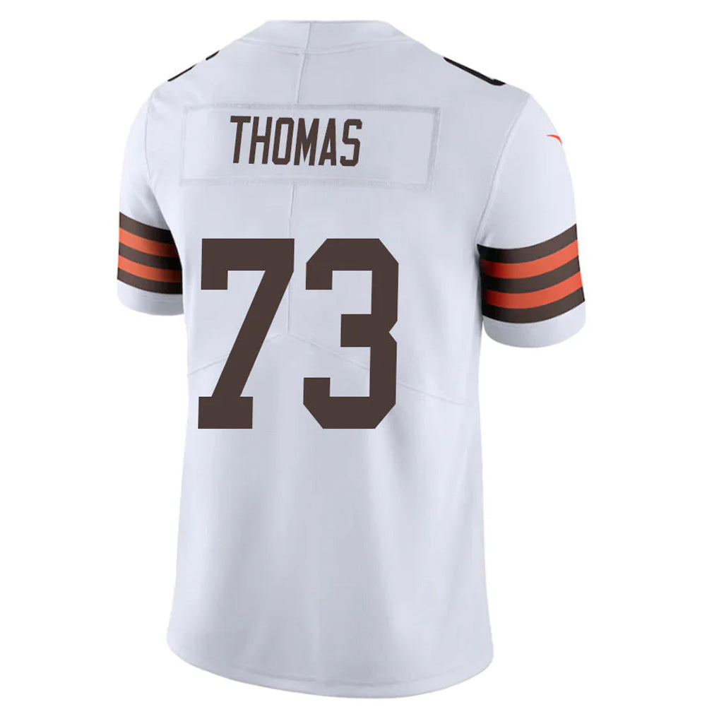 C.Browns #73 Joe Thomas Player White Vapor Untouchable Limited Home Game ROCER Stitched Jerseys