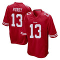 SF.49ers #13 Brock Purdy Player Red Home Game ROCER Stitched Jerseys