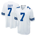 D.Cowboys #7 Rashan Gary Player White Home Game ROCER Stitched Jerseys