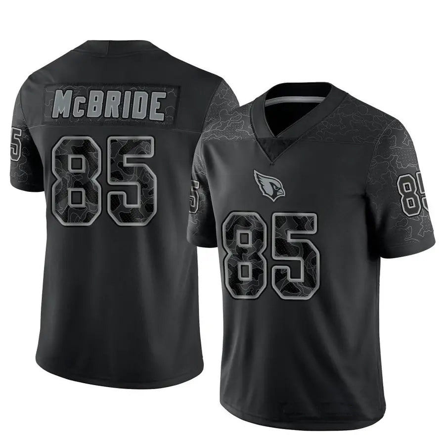 A.Cardinals #85 Trey McBride Player Black RFLCTV Limited ROCER Stitched Jerseys