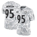 P.Steelers #95 Keeanu Benton Player Arctic Camo Limited Salute To Service Home Game ROCER Stitched Jerseys