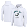 P.Eagles ## Eagles Blank Player White Pullover Hoodies Home Game ROCER Stitched Jerseys