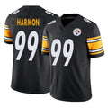P.Steelers #99 Derrick Harmon Player Black Limited Vapor F.U.S.E. Home Game ROCER Stitched Jerseys