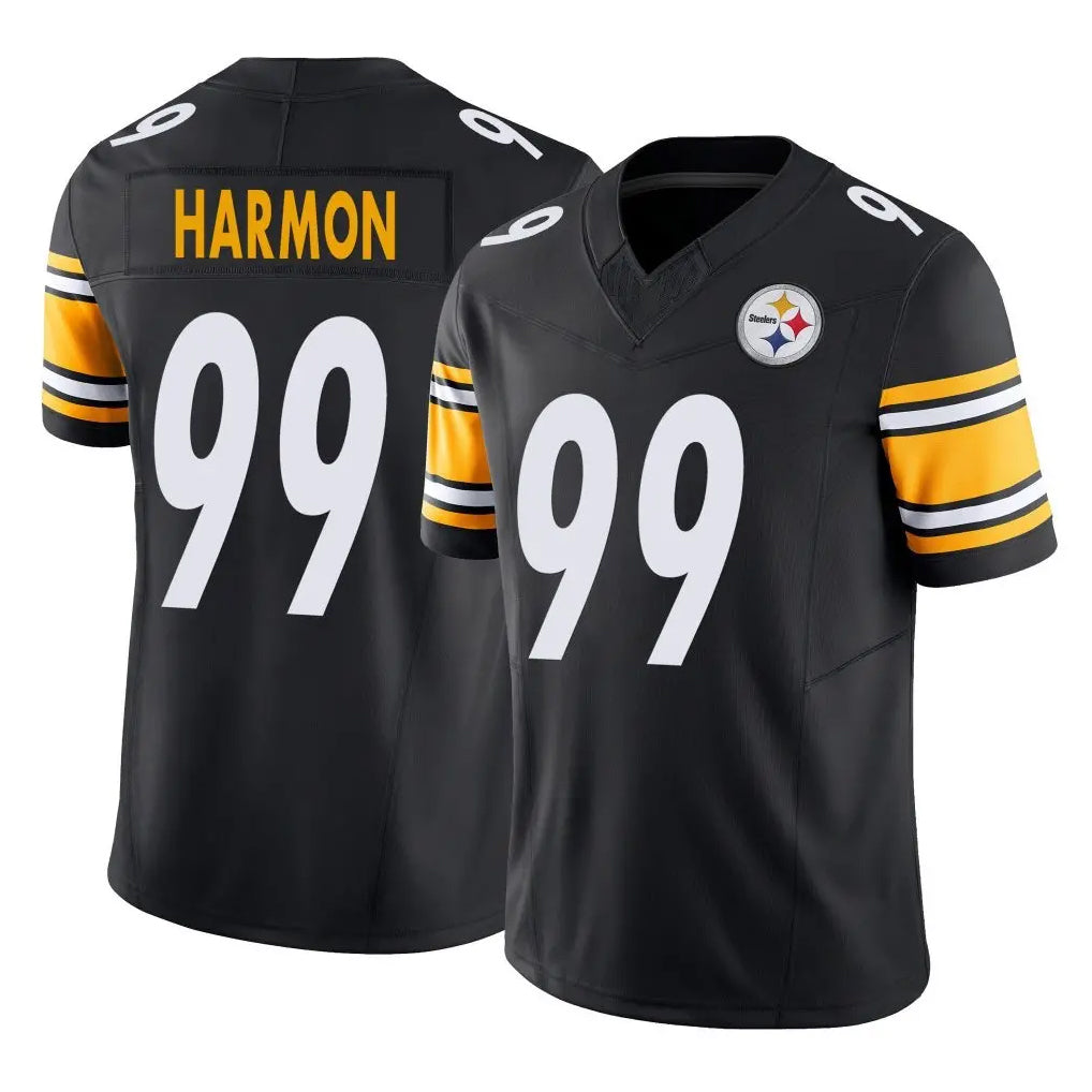 P.Steelers #99 Derrick Harmon Player Black Limited Vapor F.U.S.E. Home Game ROCER Stitched Jerseys