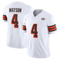 C.Browns #4 Deshaun Watson Player White Limited Vapor F.U.S.E. Alternate Game ROCER Stitched Jerseys