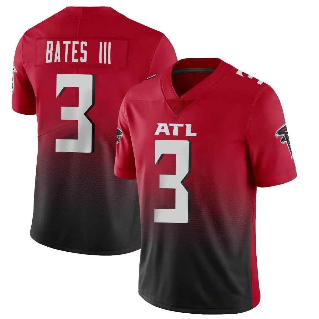A.Falcons #3 Jessie Bates III Player Red Vapor Untouchable Limited Home Game ROCER Stitched Jerseys