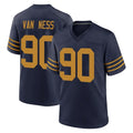 GB.Packers #90 Lukas Van Ness Player Navy The 1923 Classic Home Game ROCER Stitched Jerseys