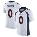 D.Broncos #0 Jonathon Cooper Player White Vapor Untouchable Limited Home Game ROCER Stitched Jerseys