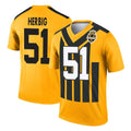 P.Steelers #51 Nick Herbig Player Gold Legend Limited 1933 Throwback Performance Home Game ROCER Stitched Jerseys