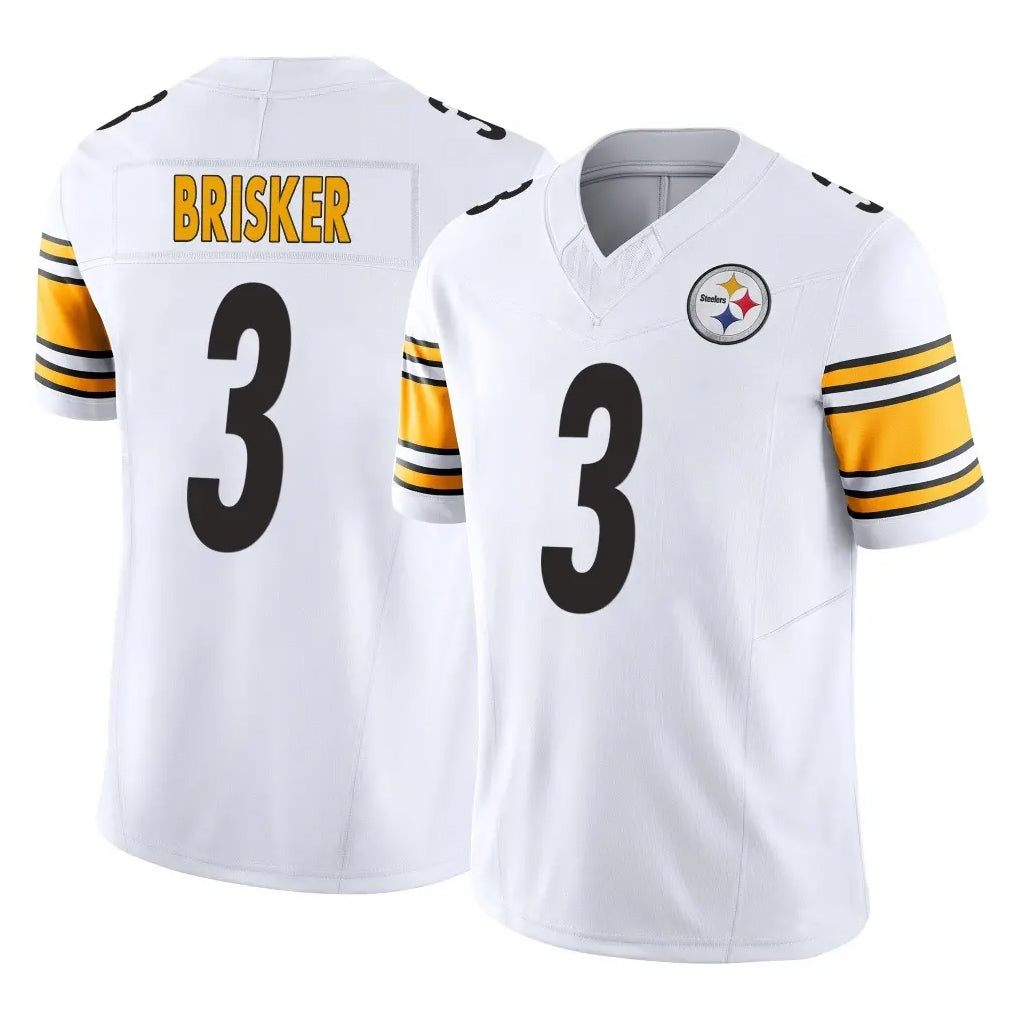 P.Steelers #3 Jaquan Brisker Player White Limited Vapor F.U.S.E. Home Game ROCER Stitched Jerseys