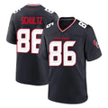 H.Texans #86 Dalton Schultz Player Navy Team Home Game ROCER Stitched Jerseys