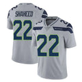 S.Seahawks #22 Rashid Shaheed Player Gray Limited Vapor Untouchable Home Game ROCER Stitched Jerseys
