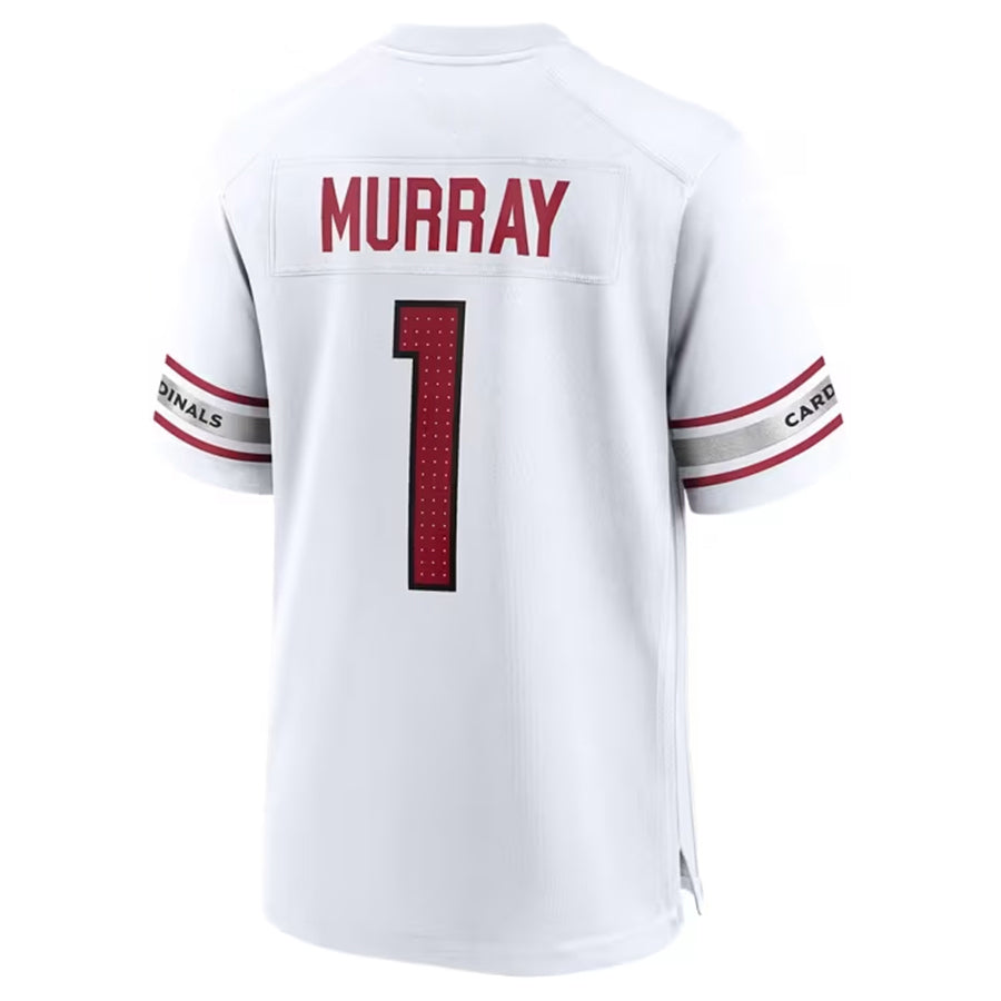 A.Cardinals #1 Kyler Murray Player White Home Game ROCER Stitched Jerseys