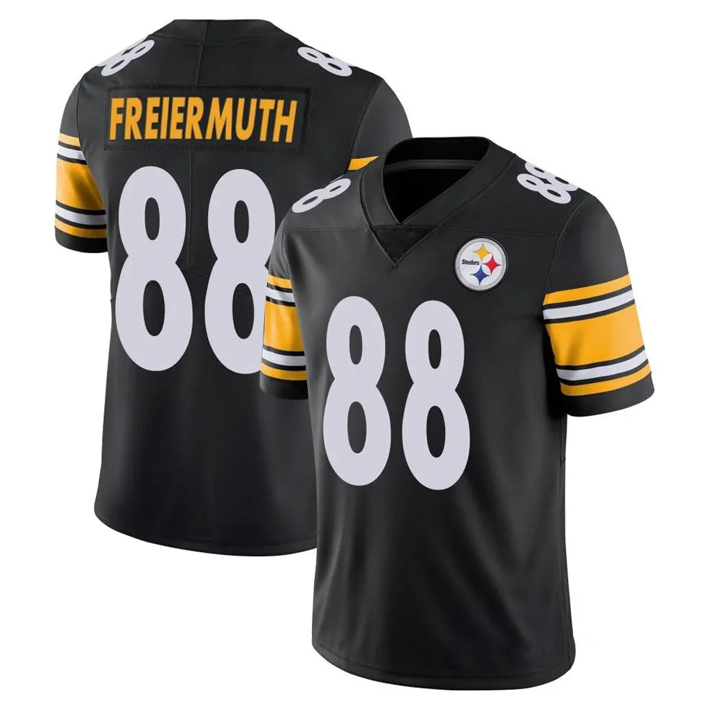 P.Steelers #88 Pat Freiermuth Player Black Limited Vapor Untouchable Home Game ROCER Stitched Jerseys