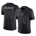 IN.Colts #84 Tyler Warren Player Black Reflective Limited Game ROCER Stitched Jerseys