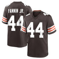 C.Browns #44 Harold Fannin Jr. Player Brown Home Game ROCER Stitched Jerseys