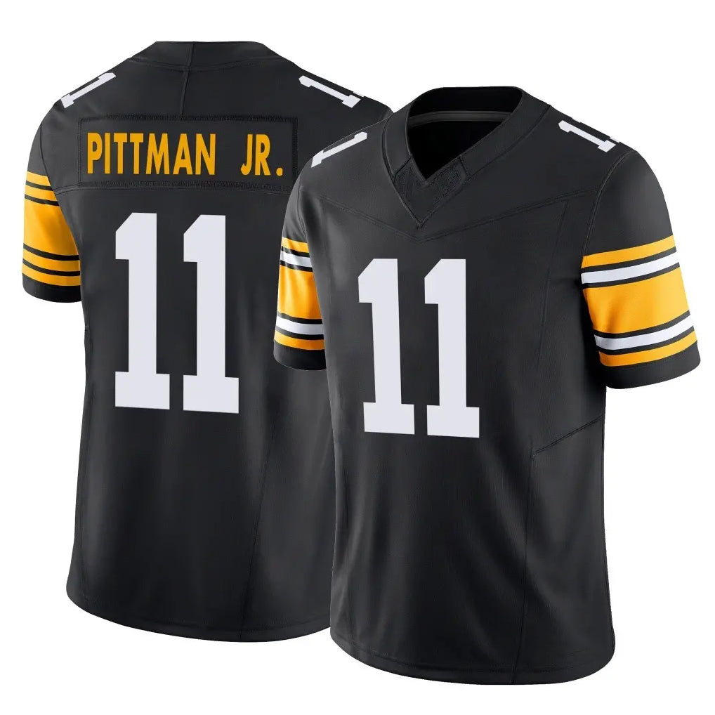 P.Steelers #11 Michael Pittman Jr. Player Black Limited Alternate Vapor F.U.S.E. Home Game ROCER Stitched Jerseys