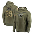 J.Jaguars #39 Cam Little Player Olive Salute to Service Pullover Hoodies Home Game ROCER Stitched Jerseys