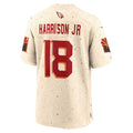 A.Cardinals #18 Marvin Harrison Jr. Player Cream Rivalries Collection Game ROCER Stitched Jerseys
