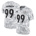 P.Steelers #99 Derrick Harmon Player Arctic Camo Limited Salute To Service Home Game ROCER Stitched Jerseys
