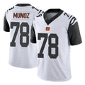 C.Bengals #78 Anthony Munoz Player White Color Rush Vapor Untouchable Limted Home Game ROCER Stitched Jerseys