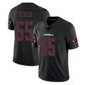 A.Cardinals #55 Dante Stills Player Black Impact Limited Home Game ROCER Stitched Jerseys