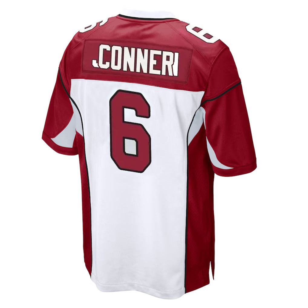 A.Cardinals #6 James Conner Player White Cardinal Home Game ROCER Stitched Jerseys