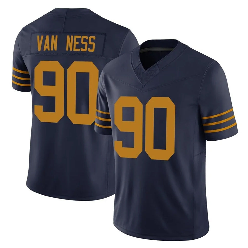 GB.Packers #90 Lukas Van Ness Player Navy The 1923 Classic Vapor F.U.S.E. Home Game ROCER Stitched Jerseys
