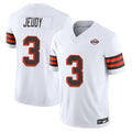C.Browns #3 Jerry Jeudy Player White Limited Vapor F.U.S.E. Alternate Game ROCER Stitched Jerseys