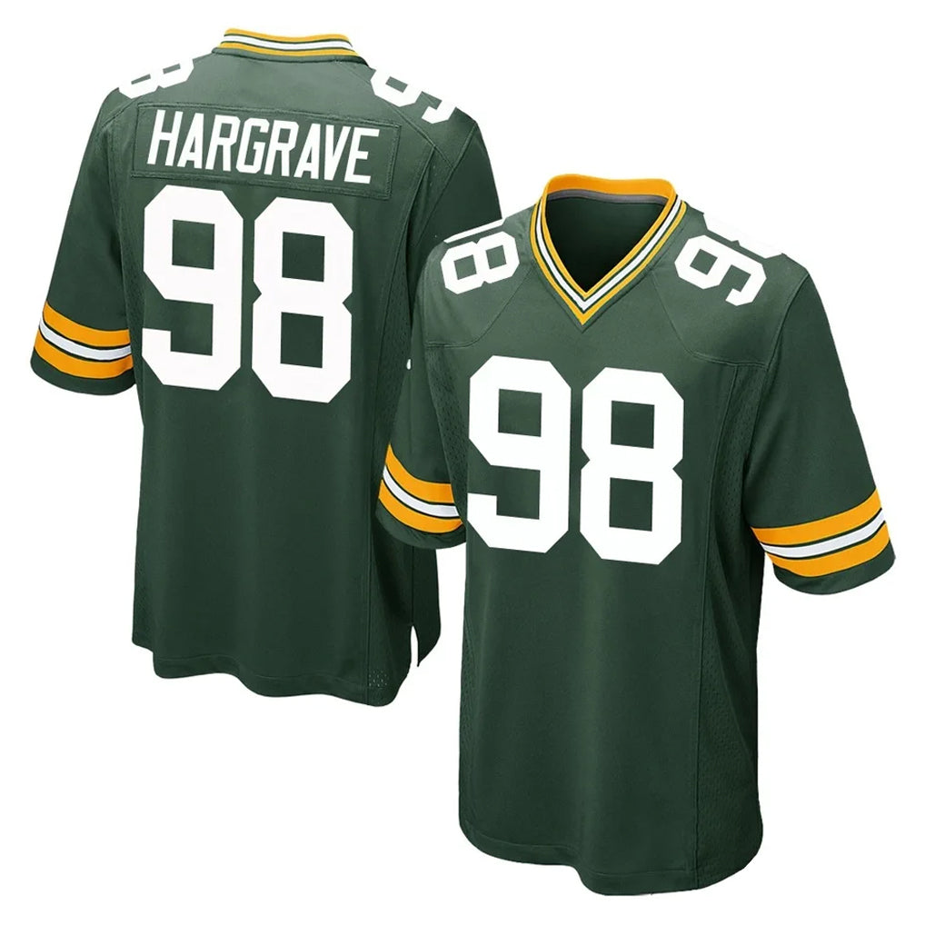 GB.Packers #98 Javon Hargrave Player Green Home Game ROCER Stitched Jerseys