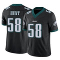 P.Eagles #58 Jalyx Hunt Player Black Limited Vapor F.U.S.E. Home Game ROCER Stitched Jerseys
