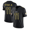 P.Steelers #11 Michael Pittman Jr. Player Black Impact Limited Home Game ROCER Stitched Jerseys