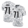 C.Bengals #71 Amarius Mims Player Arctic Camo Salute to Service Limited ROCER Stitched Jerseys