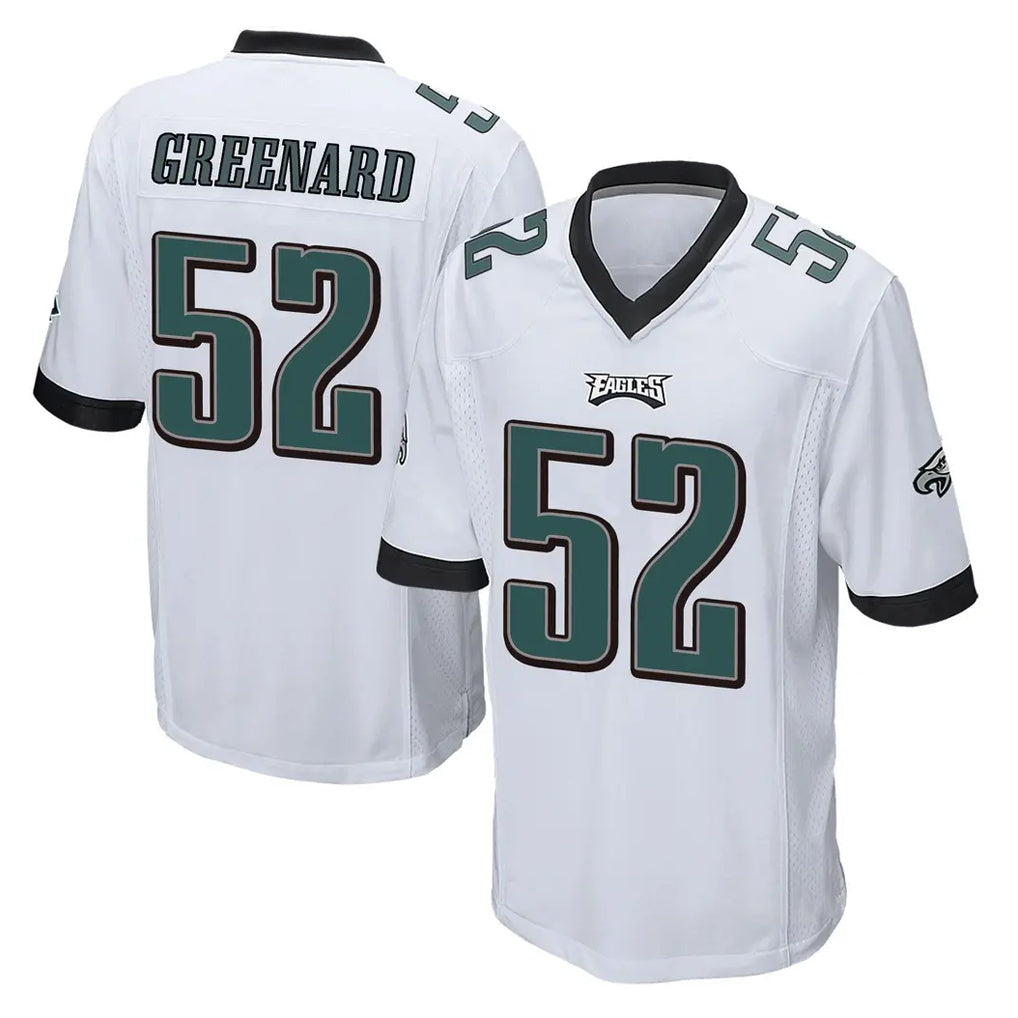 P.Eagles #52 Jonathan Greenard Player White Home Game ROCER Stitched Jerseys