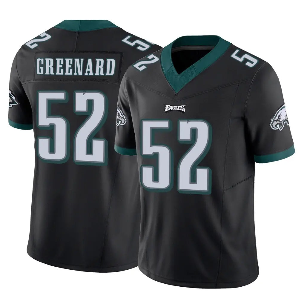 P.Eagles #52 Jonathan Greenard Player Black Limited Vapor F.U.S.E. Home Game ROCER Stitched Jerseys
