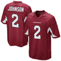 A.Cardinals #2 Will Johnson Player Cardinal Home Game ROCER Stitched Jerseys