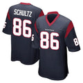 H.Texans #86 Dalton Schultz Player Navy Home Game ROCER Stitched Jerseys