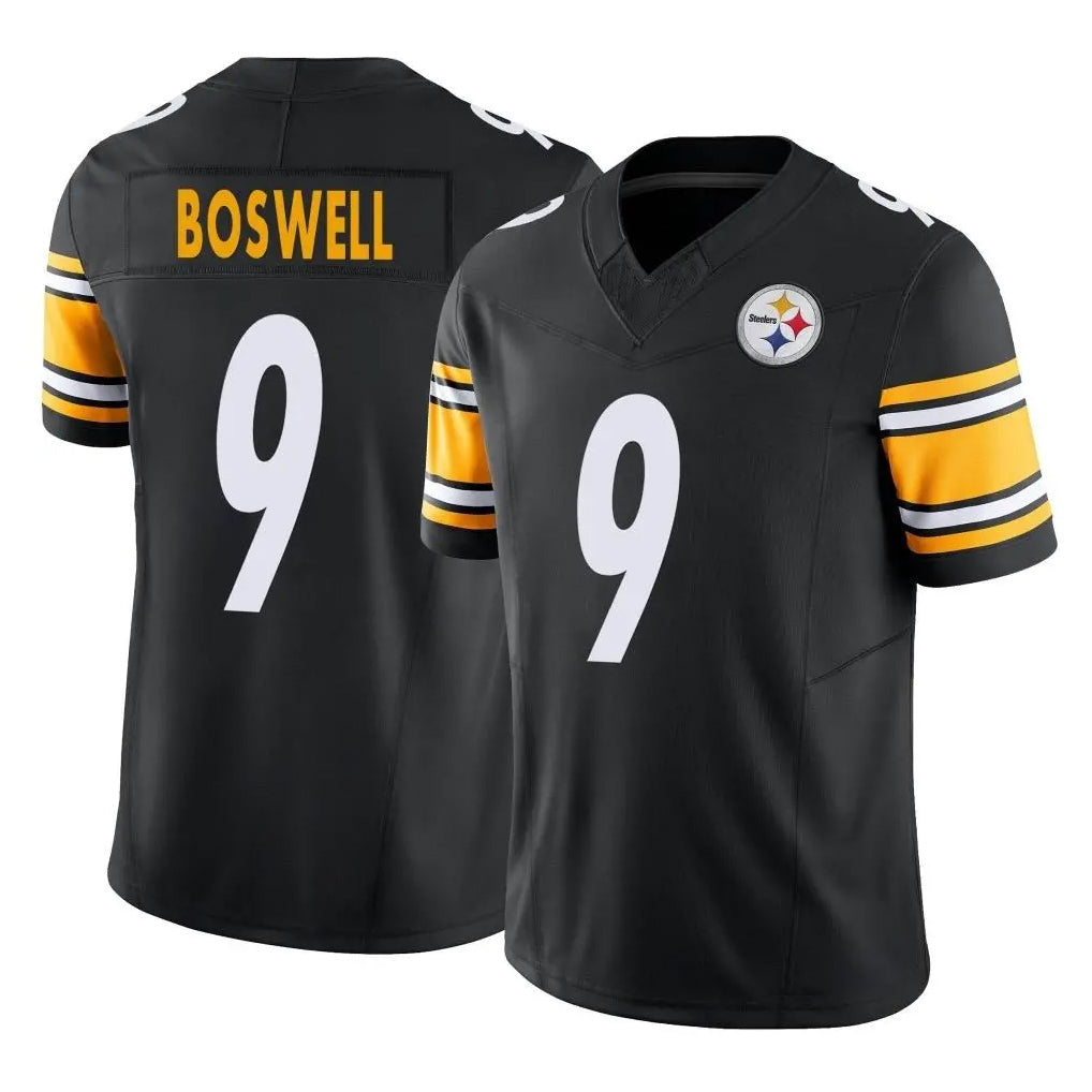 P.Steelers #9 Chris Boswell Player Black Limited Vapor F.U.S.E. Home Game ROCER Stitched Jerseys