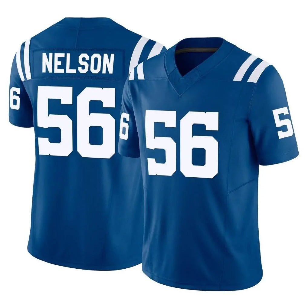 IN.Colts #56 Quenton Nelson Player Royal Limited Vapor F.U.S.E. Home Game ROCER Stitched Jerseys